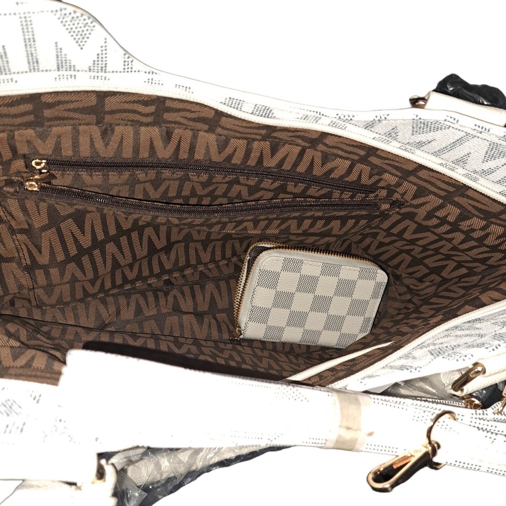 MKF MILAN Collection Signature Satchel PURSE by Mia K. and Bonus wallet - Picture 7 of 7